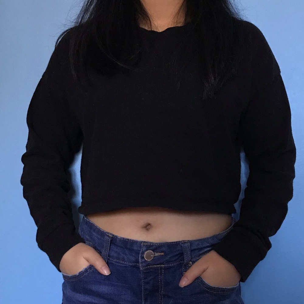 Black Crop Top